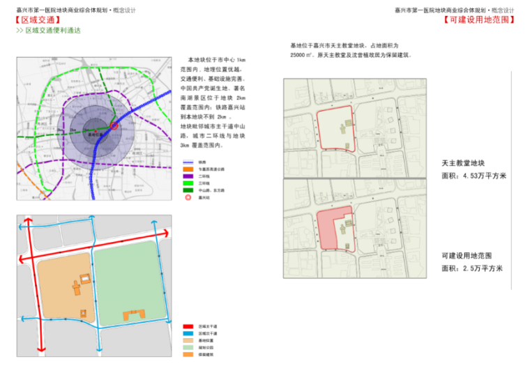 [浙江]嘉兴第一医院及子城地块概念设计-区域交通