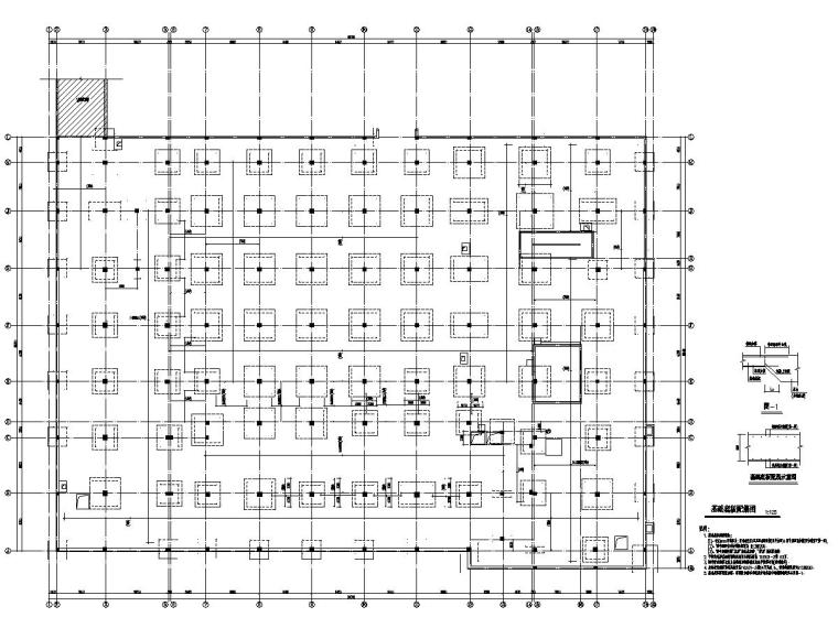 监控中心施工图纸资料下载-[江苏]地上五层框架结构监控中心结构施工图
