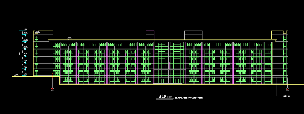 某大学6层教学楼建筑施工图-建筑设计资料分享-筑龙建筑设计论坛