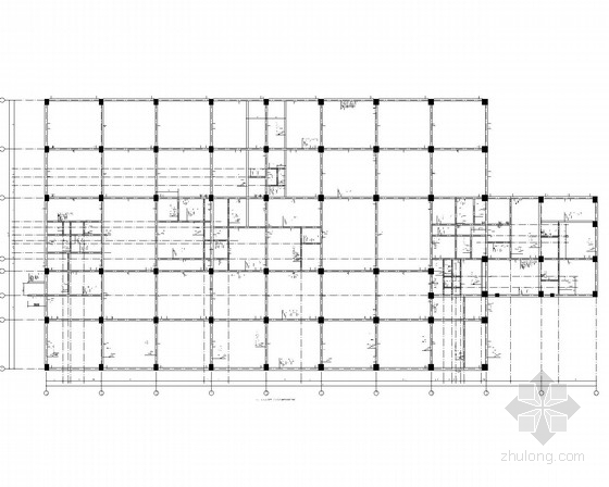 一层彩钢餐厅施工图资料下载-一层框架综合楼结构施工图