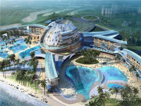 著名的建筑分析资料下载-[海南]八爪鱼六星级酒店建筑设计方案文本（国际著名事务所）