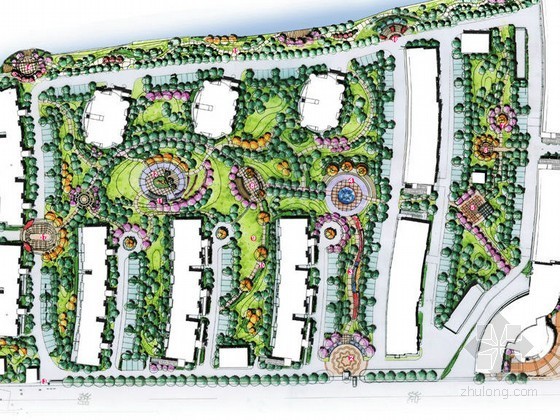 倾城住宅景观资料下载-上海小区景观设计方案