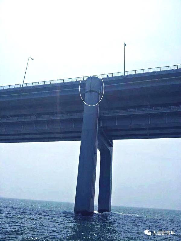伸缩缝设计说明资料下载-大连跨海大桥出现“大裂缝”？权威澄清：伸缩缝！