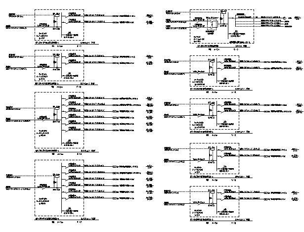 华北电力大学综合教学楼项目[配电箱系统图]-配电箱系统图(一)