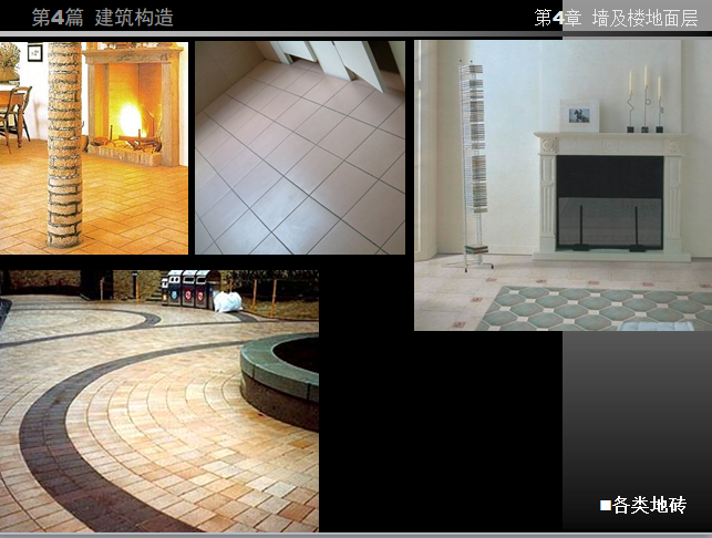 （经典）同济大学房屋建筑学——墙及楼地面面层-各类地砖
