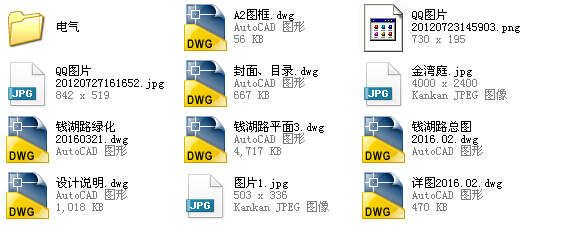 [浙江]城市道路景观规划设计施工图-总缩略图