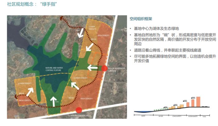 [湖北]乡野度假生态可持续养老社区旅游度假村景观规划设计-规划框架分析图