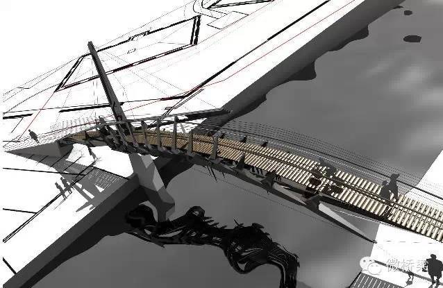 15m钢桥设计方案资料下载-一组人行桥设计方案欣赏，美爆了！