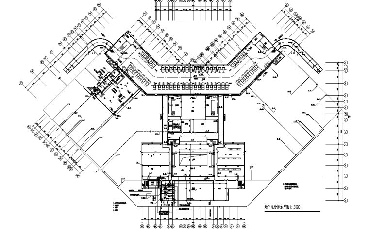 别墅建筑初步设计图资料下载-某剧院给排水消防初步设计图
