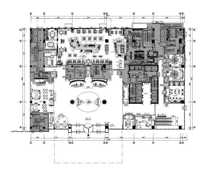万达威斯汀酒店资料下载-[福建]龙岩万达嘉华酒店室内装修设计竣工图（全套CAD）