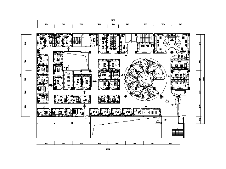 网咖吧台施工图资料下载-一套时尚KTV设计CAD施工图