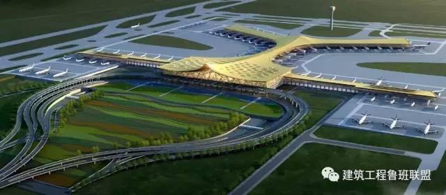 钢结构电梯加建资料下载-这座中国机场建得，满满的都是国际大都市的范儿！