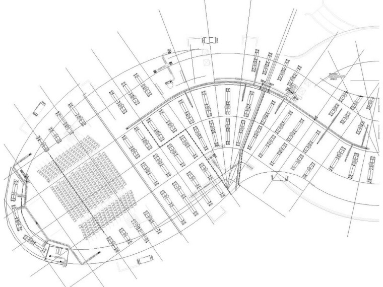 [甘肃]大型产业园办公区空调通风系统施工图(大院出品、制冷机房)-一层空调通风平面图（一）.jpg