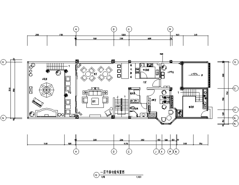 三层别墅地下室平面图资料下载-雅安三层别墅设计施工图（附效果图）