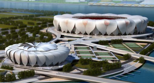技术难点的处理方法资料下载-杭州奥体博览城网球中心整体结构设计研究综述