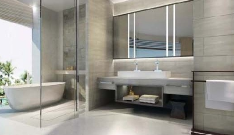 [山东]青岛红树林度假世界项目酒店设计方案-卫生间效果图