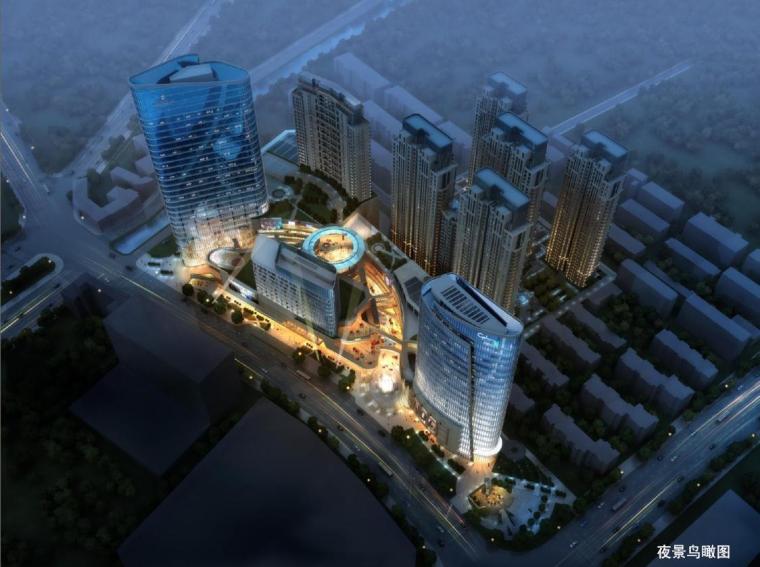 双塔酒店建筑设计资料下载-[江苏]高层多功能现代风格城市综合体建筑设计方案文本