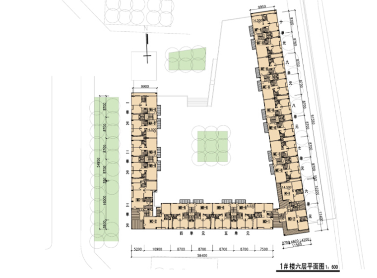 [四川]多高层住宅及花园洋房建筑设计方案文本(国内知名地产）-多高层住宅及花园洋房建筑平面图