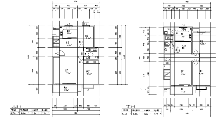 住宅户型一梯四户70资料下载-70种80至250平米室内户型方案设计图集（70张）