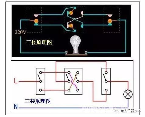 世上最全开关接线图,单控、双控、三控，收藏吧_16