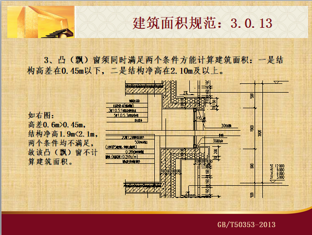 [住建部]建筑工程建筑面积计算规范GB/T50353-2013-飘窗建筑面积计算