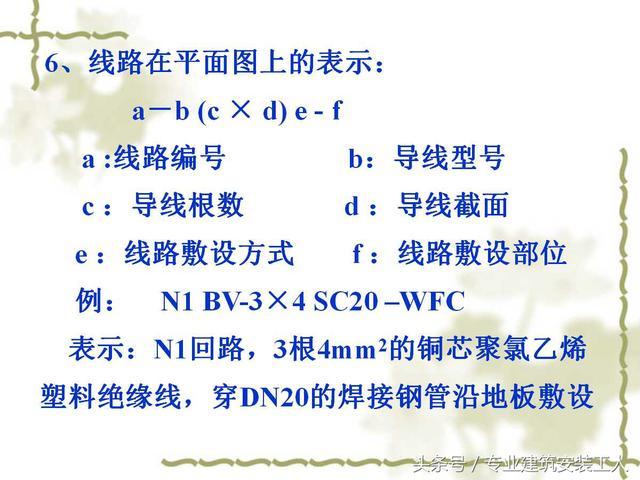 建筑电气施工图识图基础教程——从零开始（2）系统图敷管符号含义