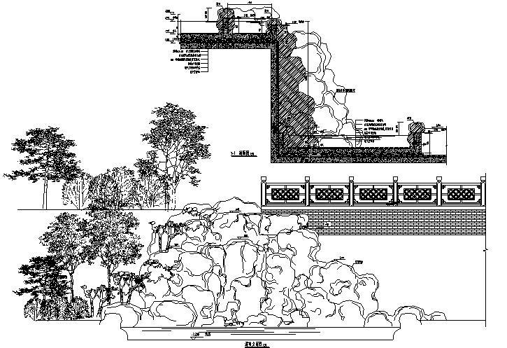 中式景观庭院水景cad资料下载-[江苏]古典新中式居住区全套景观CAD施工图（赠送水电施工图）