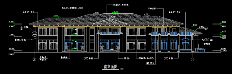 中式幼儿园装修资料下载-多层新中式风格精品幼儿园施工图