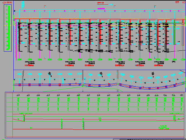 框架桥CAD施工图资料下载-[知名大院]地铁轨道交通高架桥及涉铁桥梁各种跨径连续梁及简支梁施工图近2000张CAD图纸