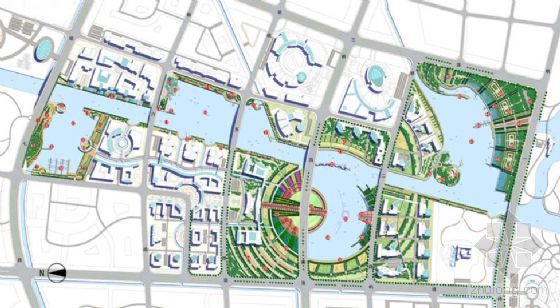 上海市外滩滨水区设计资料下载-[上海]某河道滨水区域景观设计方案