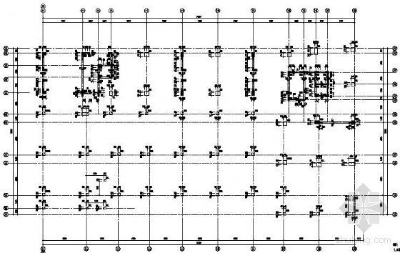 天津地区超高层结构图纸资料下载-某单跨框剪结构高层结构图纸