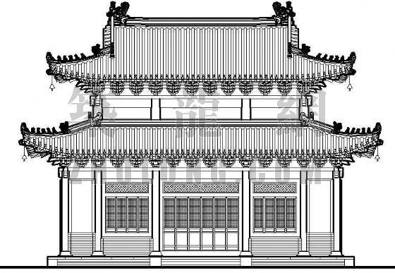 高速公路施工图一套资料下载-古建筑图一套