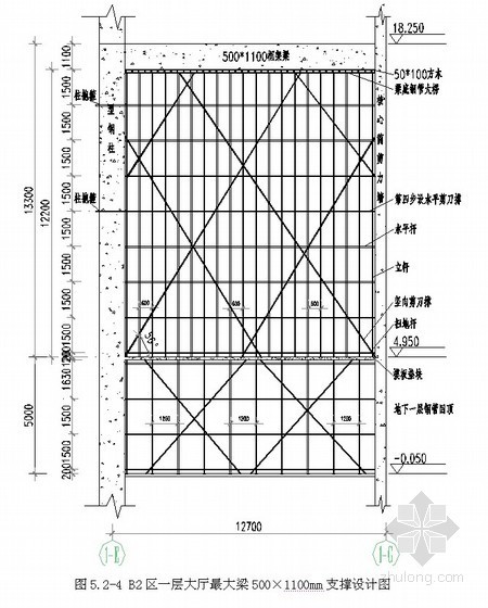 型钢混凝土高支模资料下载-[广西]办公楼高支模施工方案（最高13.3m）