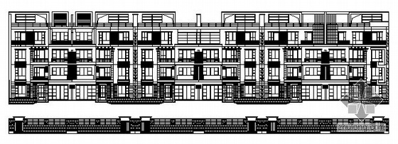 中式住宅楼施工图资料下载-某多层情景洋房建筑施工图（10#11#12#楼）