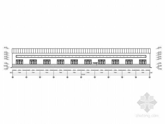 12米跨门架资料下载-单层12米跨门式刚架仓库结构施工图(含建施)
