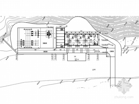 湖北水电站初步设计资料下载-[四川]水电站厂房扩容改造工程初步设计施工图