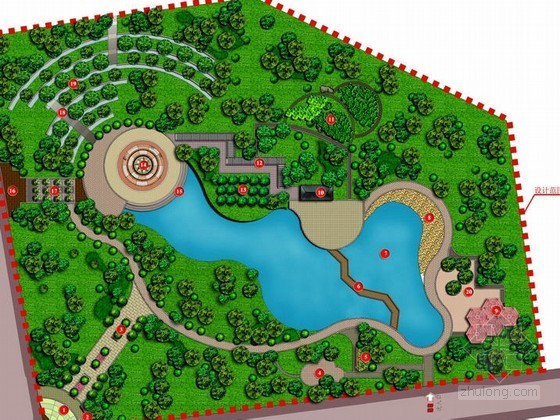 公共浴池设计方案资料下载-[临安]公共小游园景观设计方案