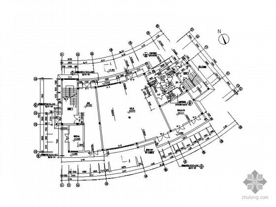 [温州]某拆迁安置项目二层配套中心建筑施工图- 