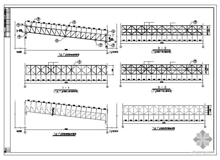 栈桥详图资料下载-某钢栈桥结构详图