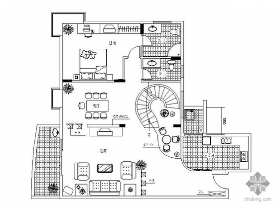 300平两层别墅设计方案资料下载-[惠州]某两层别墅方案设计