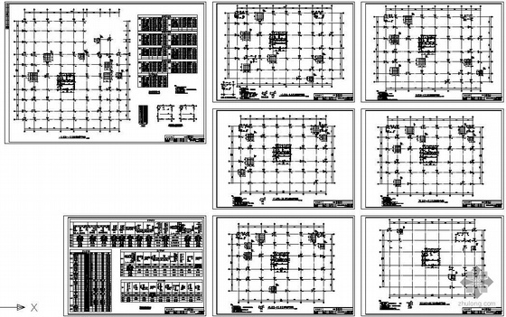 人防积水坑结构大样资料下载-某科研主楼结构图