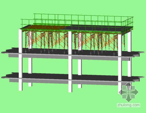飞模技术交底资料下载-组合飞模施工工法插图之飞模工作图