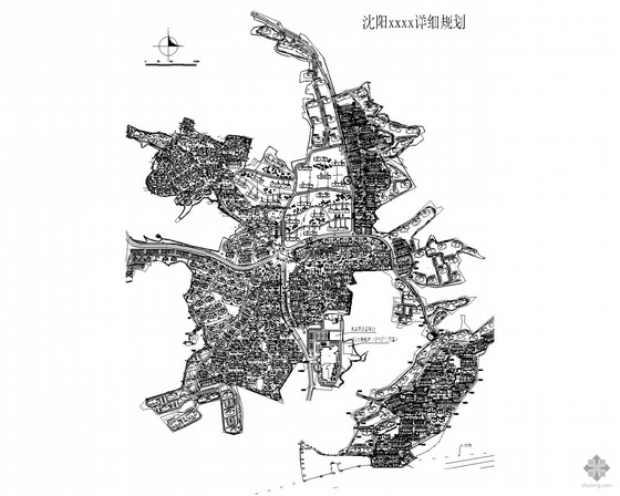 昆明住宅区规划设计资料下载-[沈阳]某住宅区规划设计图