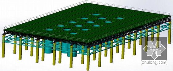 跨海公铁两用大桥工程实施性施工组织设计249页（悬臂现浇 深水大直径钻孔桩）-钻孔平台