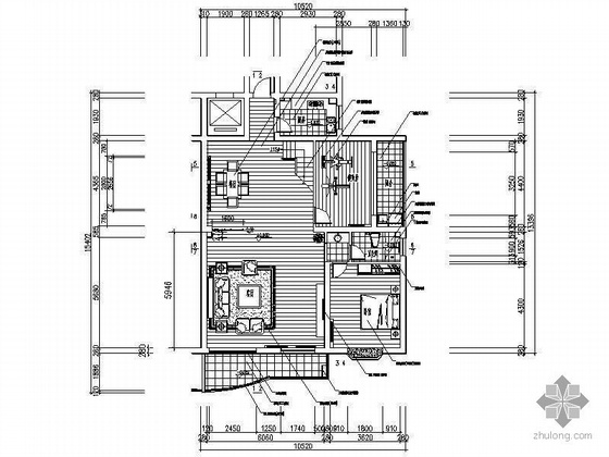 2层复式商铺建筑方案资料下载-复式建筑装饰方案图