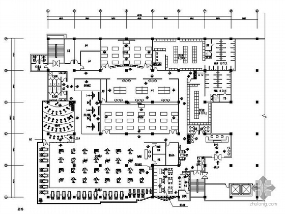 室内健身会所方案CAD资料下载-健身会所装饰图