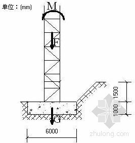 徐州某住宅楼群高压线资料下载-连云港某住宅楼塔吊专项施工方案（QT25）