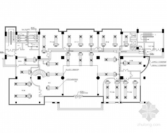 上海高层综合办公楼资料下载-[上海]小高层综合办公楼暖通系统设计施工图