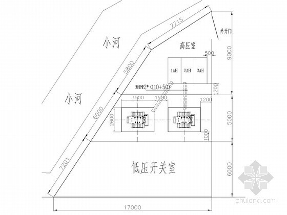 35kv电气系统图资料下载-[南昌]某35kV开闭所电气图纸（一次、节点详图）