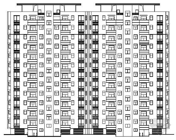 江西住宅楼建筑施工图资料下载-江西某十一层住宅楼建筑施工图